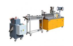 The difference between parallel co-rotating twin screw extruder and conical twin screw extruder