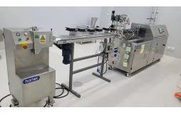 How to stop Lab scale twin screw extruder?